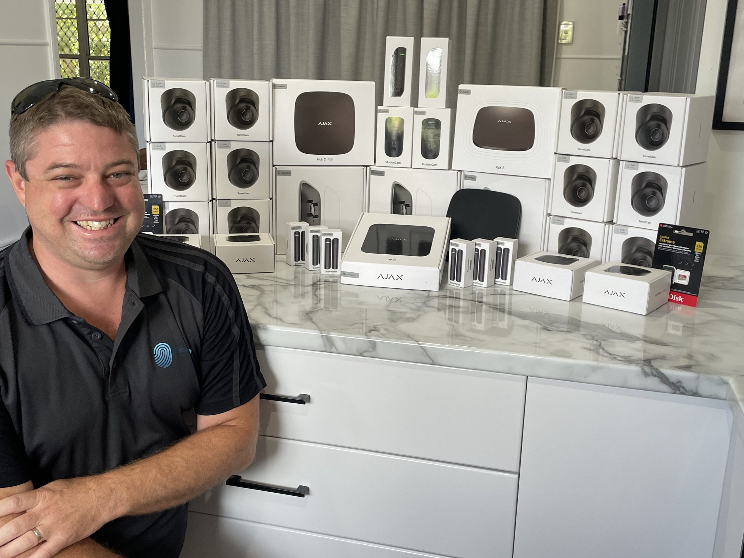 AI security camera installation in Maryborough QLD by NextWave Tech & Security