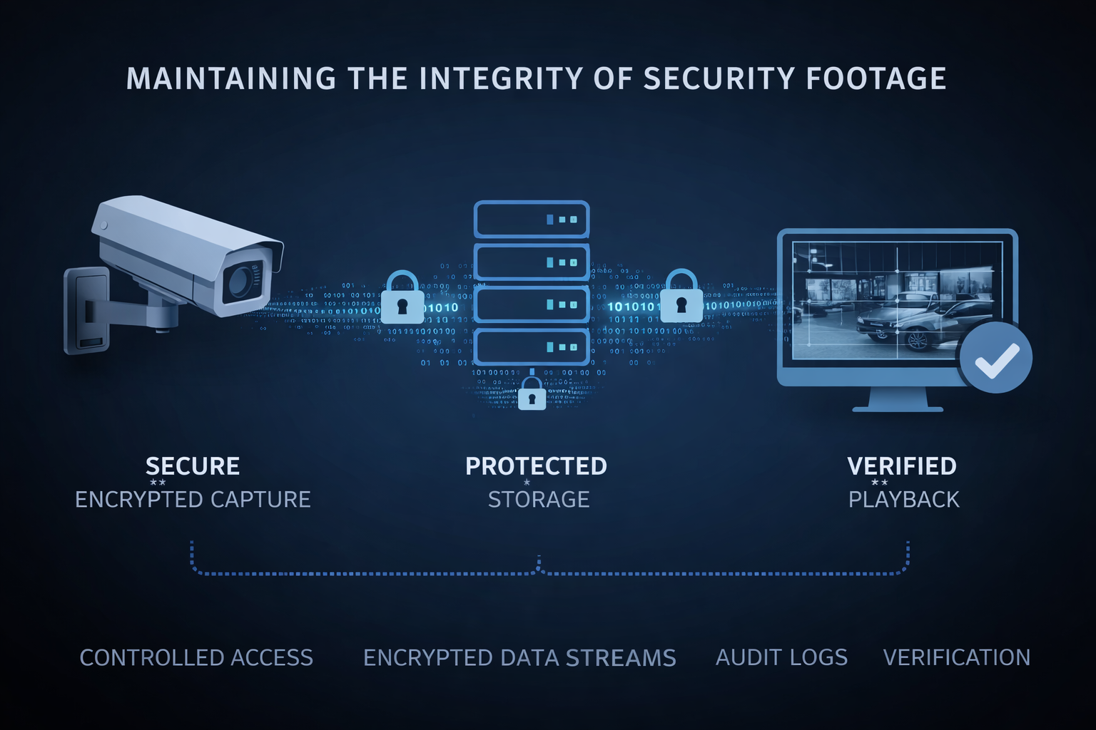 Security footage integrity and secure video system design by NextWave